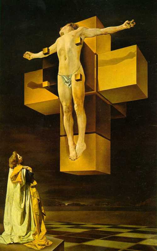 Salvador Dali - Crucifixion Corpus Hypercubus, 1954